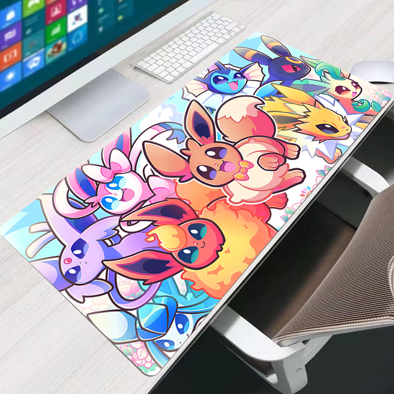 Desk Setup Ergonomic - Mouse Pad P-Pokemons Eevee Computer Speed