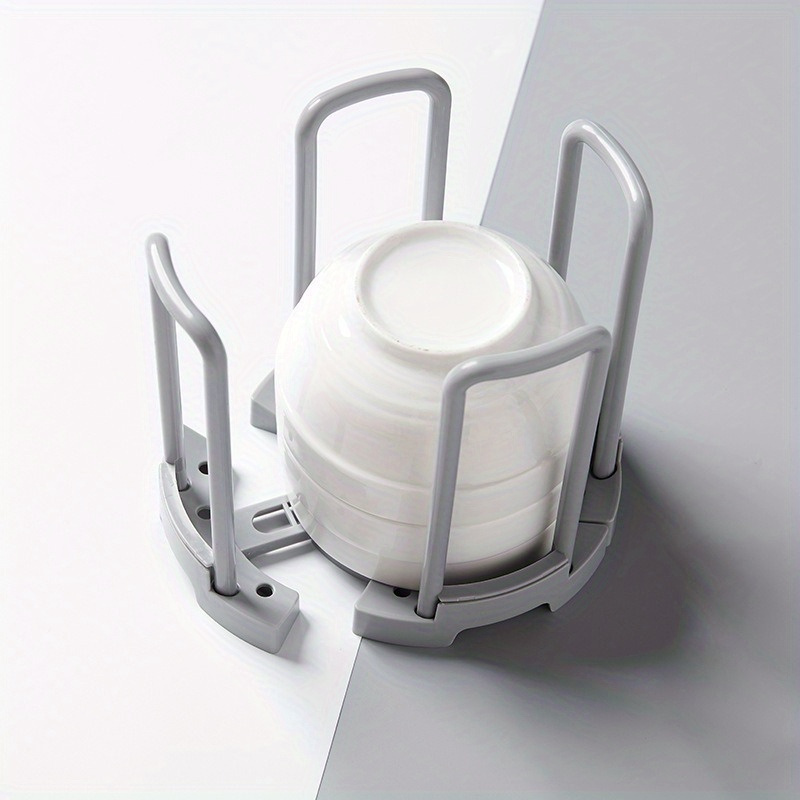Desk Setup Shelf - Retractable Cup Drying Rack, Bowl Holder