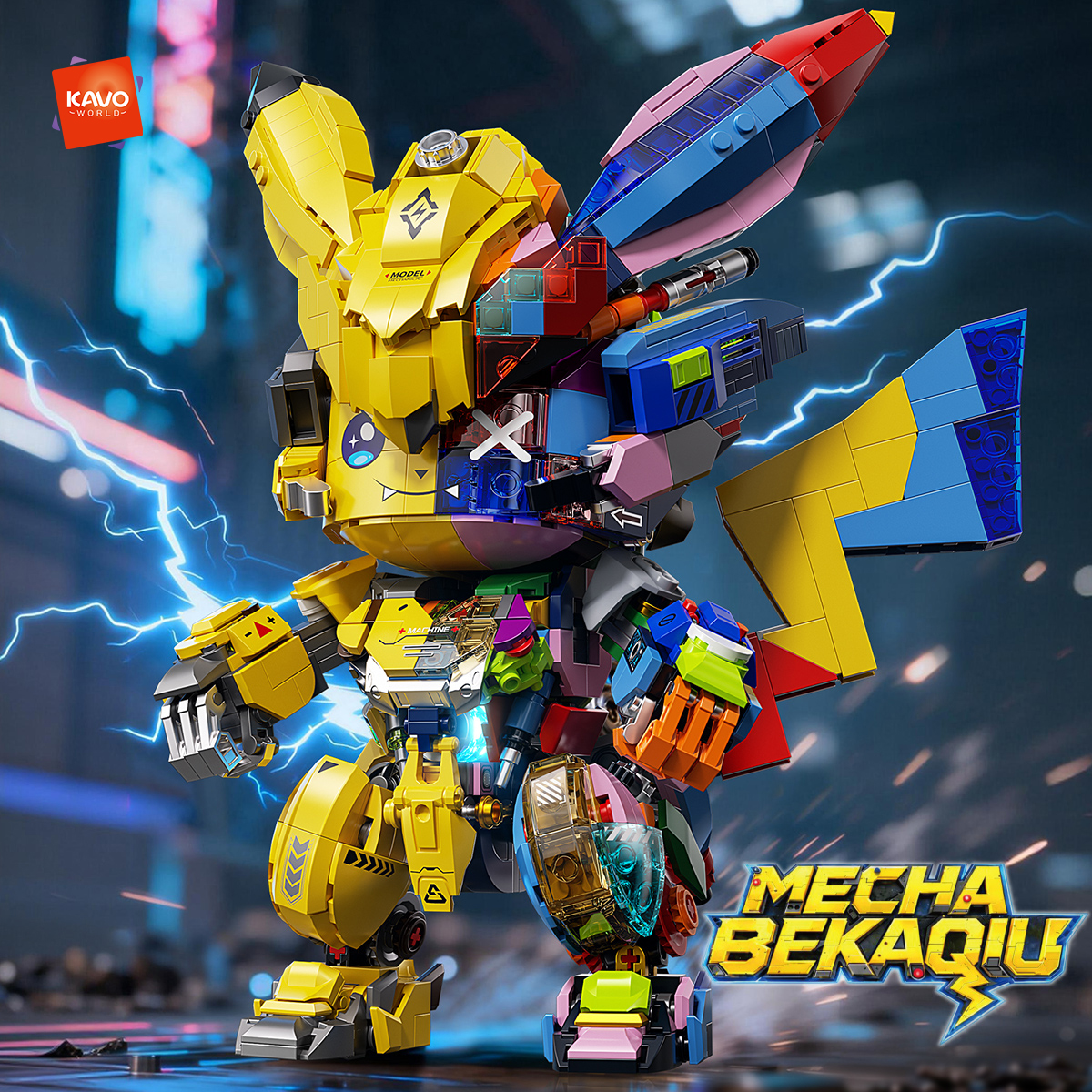 Desk Setup Build - KAVOWORLD 1505 PCS DIY Mecha Anime