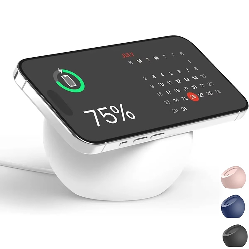 Desk Setup Apple - Desk Ball Shape Magnetic Silicone Holder