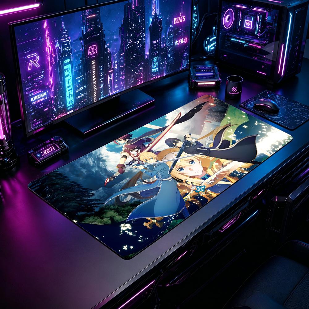 Desk Setup Online - Gaming Mouse Pad SSword Art Online