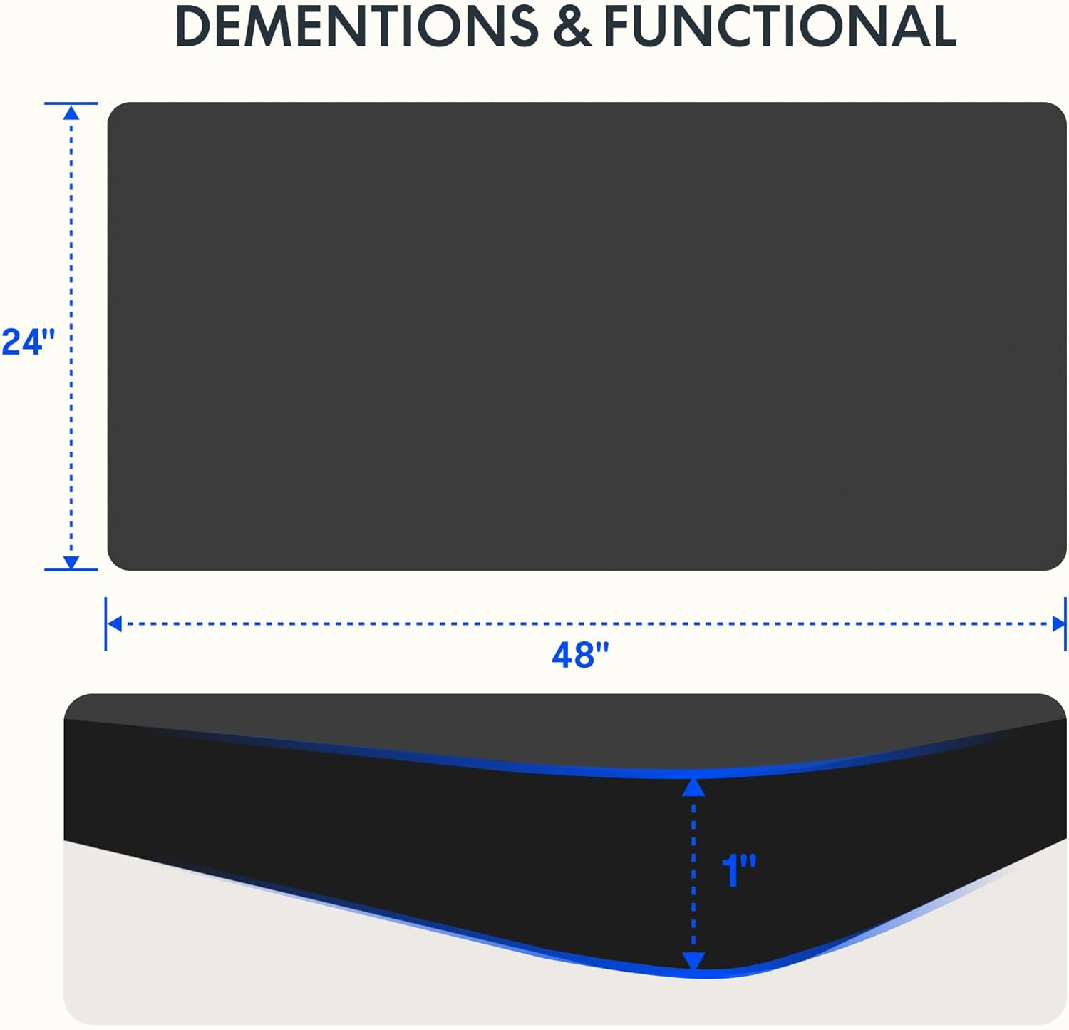 Electric Standing Desk 48 x 24 - огляд і ціна Desk Setup One Monitor