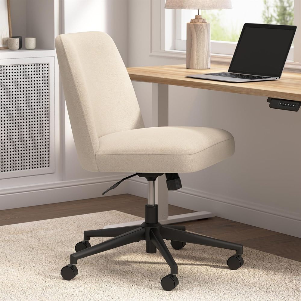 Serenity Style Ergonomic Swive - огляд і ціна Desk Setup Beige