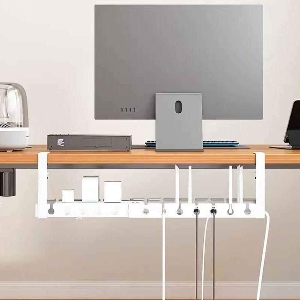 Extendable Under Desk Cable Ma - огляд і ціна Desk Setup Shelf