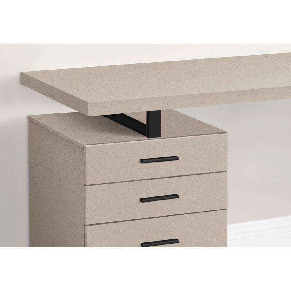 I 7644 Computer Desk, Home Off - огляд і ціна Desk Setup Beige