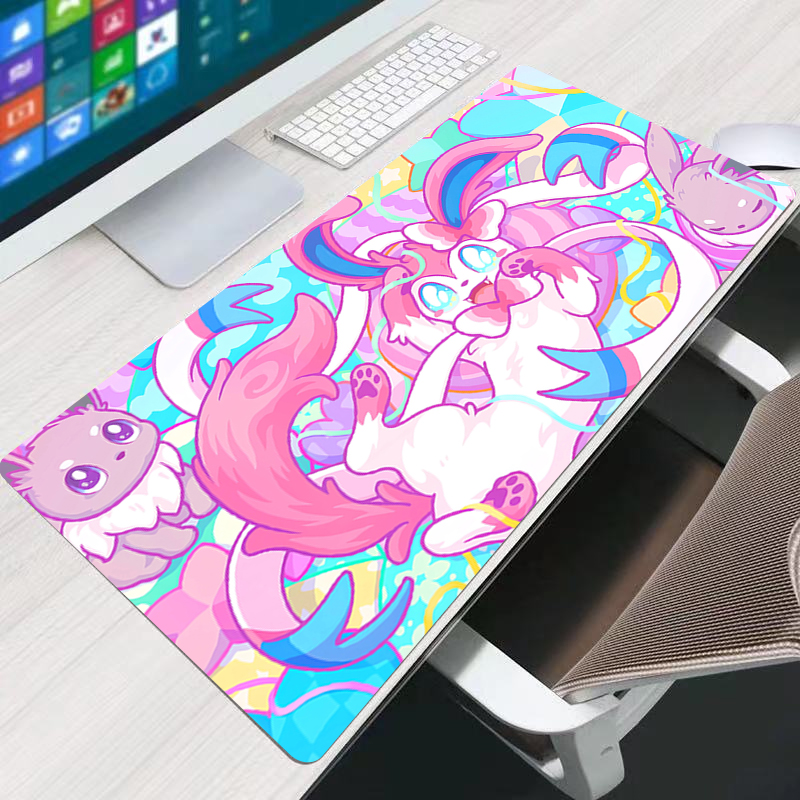 Mouse Pad P-Pokemons Eevee Com - огляд і ціна Desk Setup Ergonomic