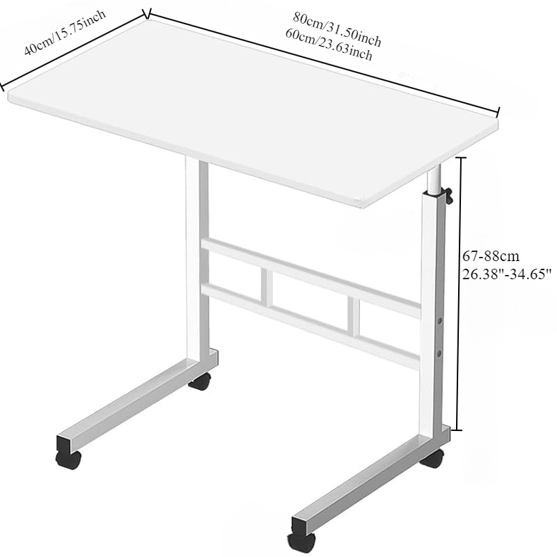 Bedside Desk with Universal Wh - огляд і ціна Desk Setup Pc