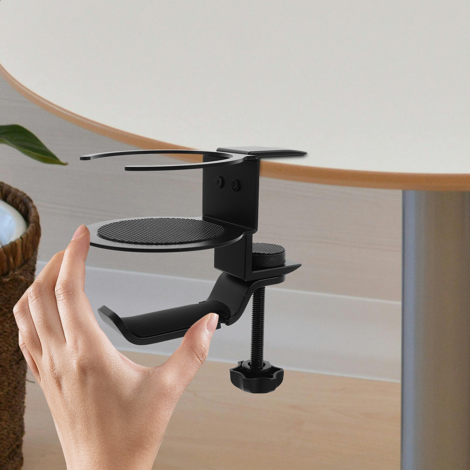 Desk Clamp Cup Holder Headphon - огляд і ціна Desk Setup Headphones