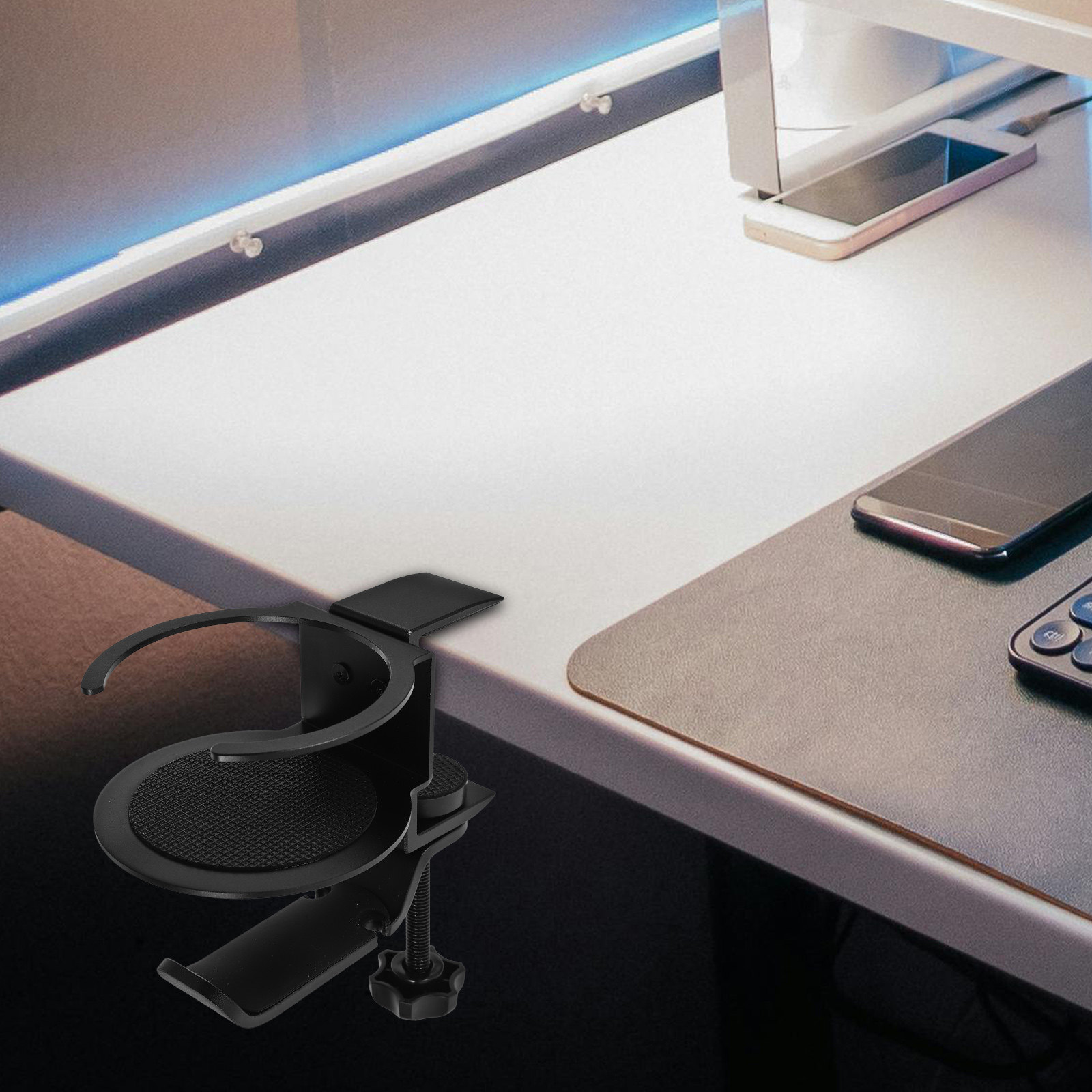 Desk Clamp Cup Holder Headphon - огляд і ціна Desk Setup Headphones