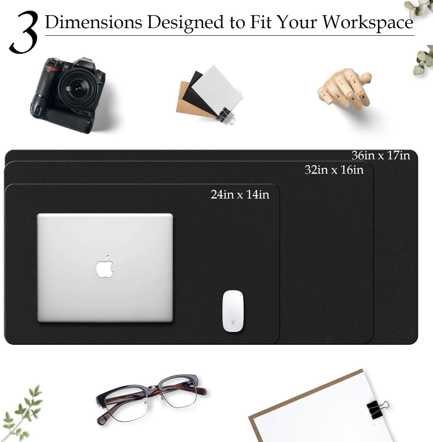 Large Size Leather Desk Pad,Of - огляд і ціна Desk Setup Ergonomic