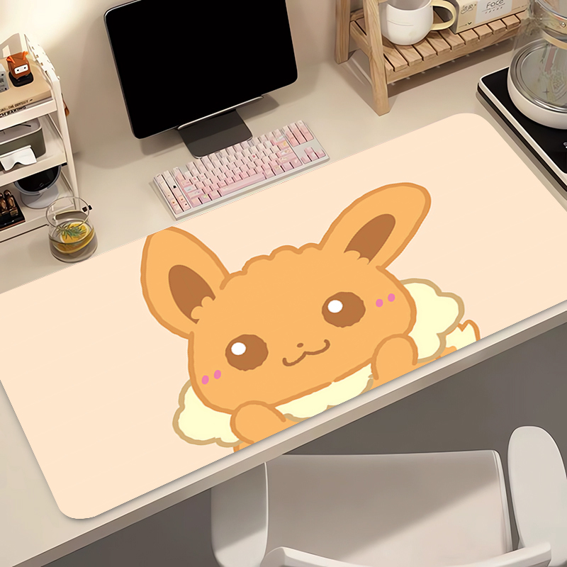 Anime Mouse Pad Pokemon Eevee  - огляд і ціна Desk Setup Ergonomic