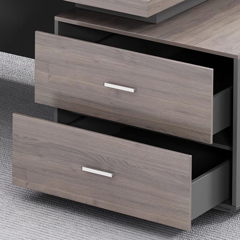 Desk Luxury Storage L Shaped E - огляд і ціна Desk Setup In Office