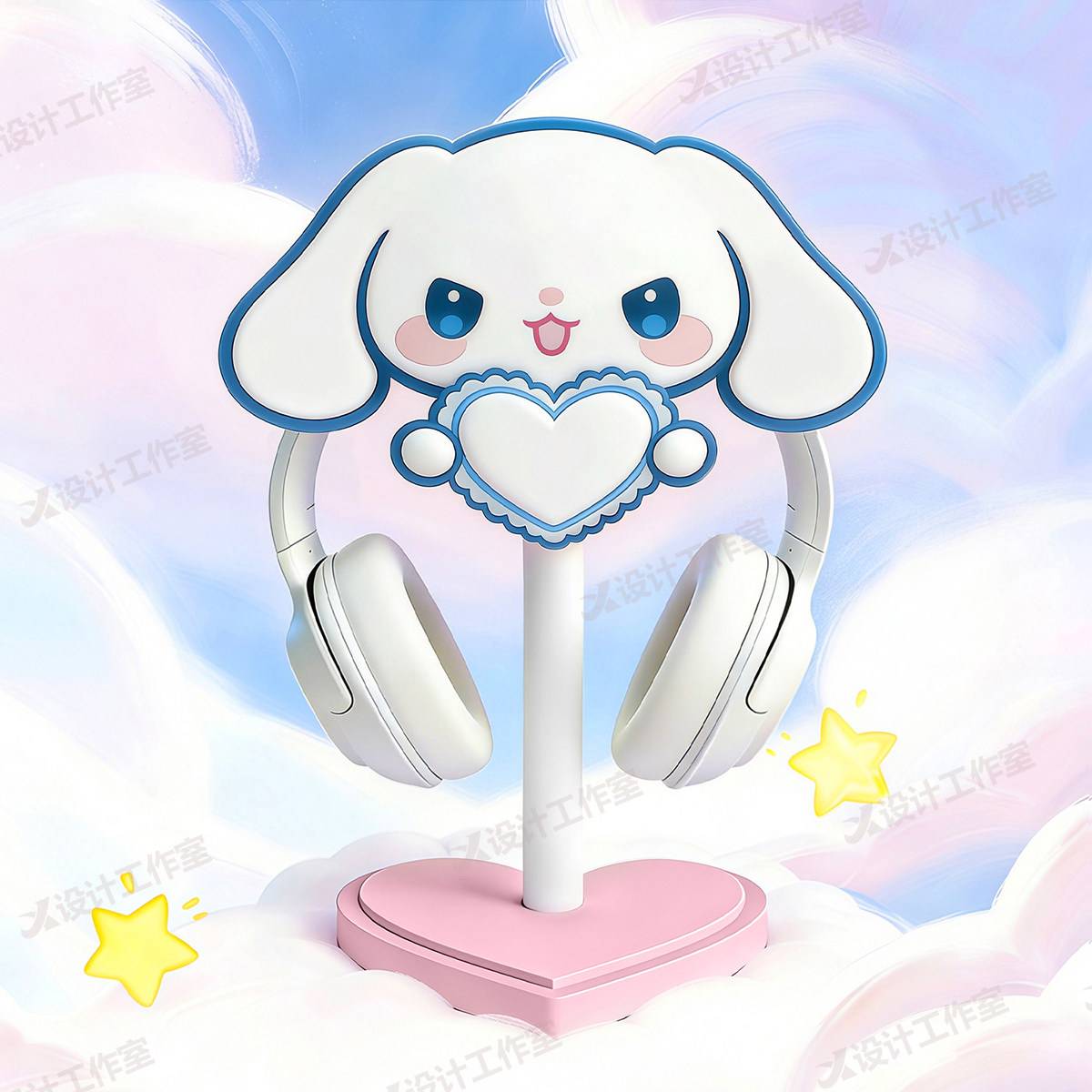 New Cinnamoroll Over Ear Headp - огляд і ціна Desk Setup Headphones