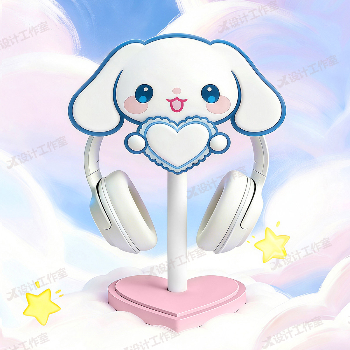 New Cinnamoroll Over Ear Headp - огляд і ціна Desk Setup Headphones