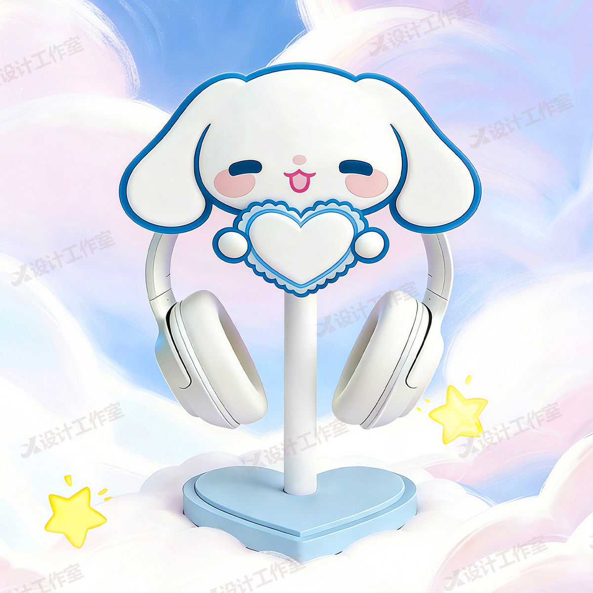 New Cinnamoroll Over Ear Headp - огляд і ціна Desk Setup Headphones