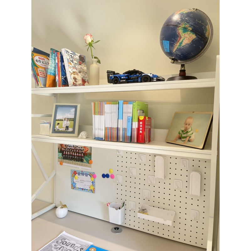 Desktop Storage Shelf with Peg - огляд і ціна Desk Setup Shelf