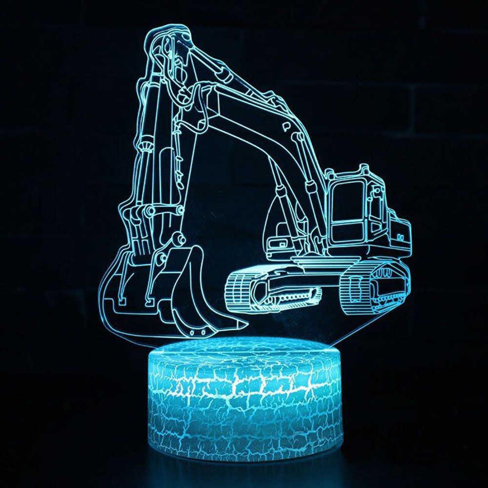 Construction Theme Excavator D - огляд і ціна Desk Setup Diy