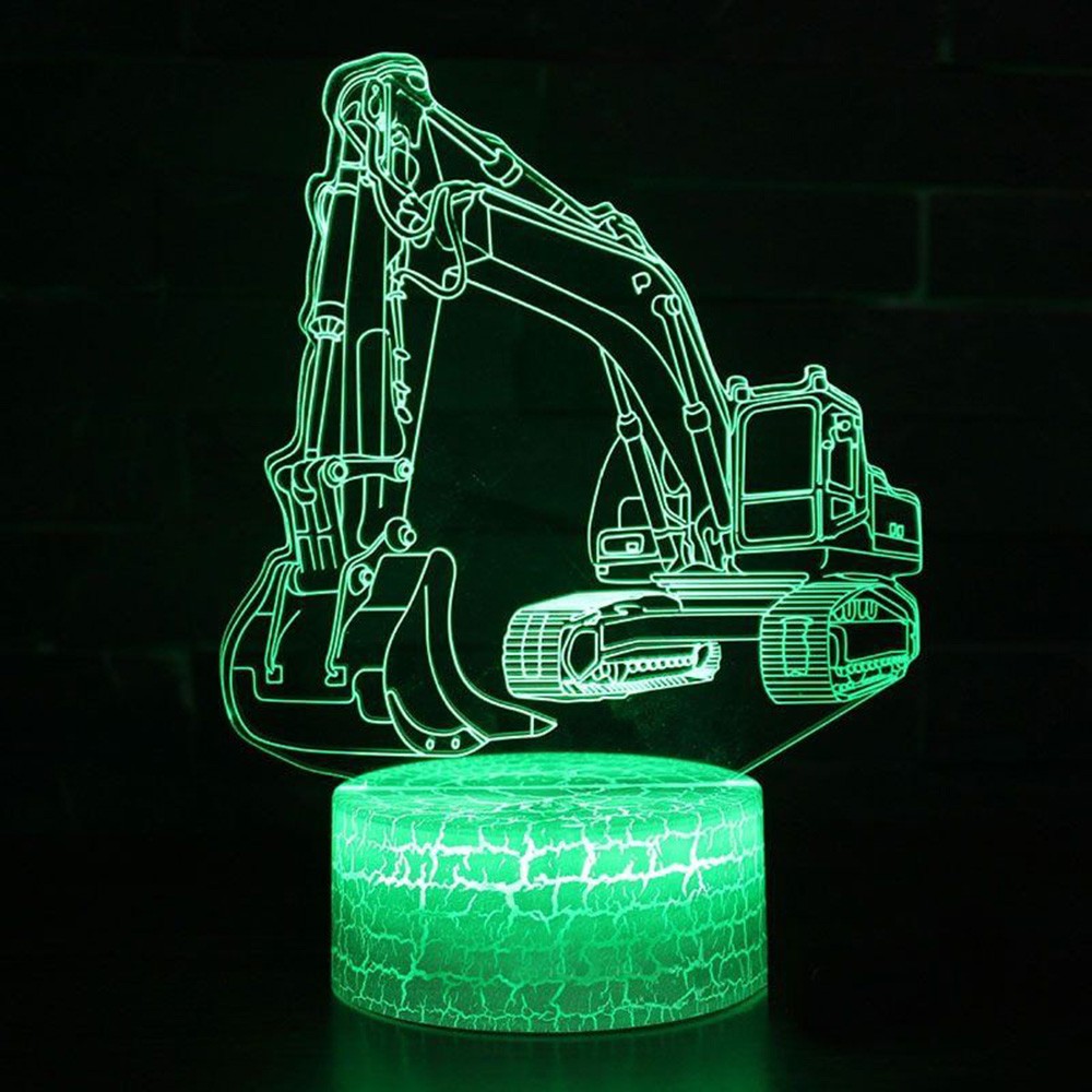 Construction Theme Excavator D - огляд і ціна Desk Setup Diy