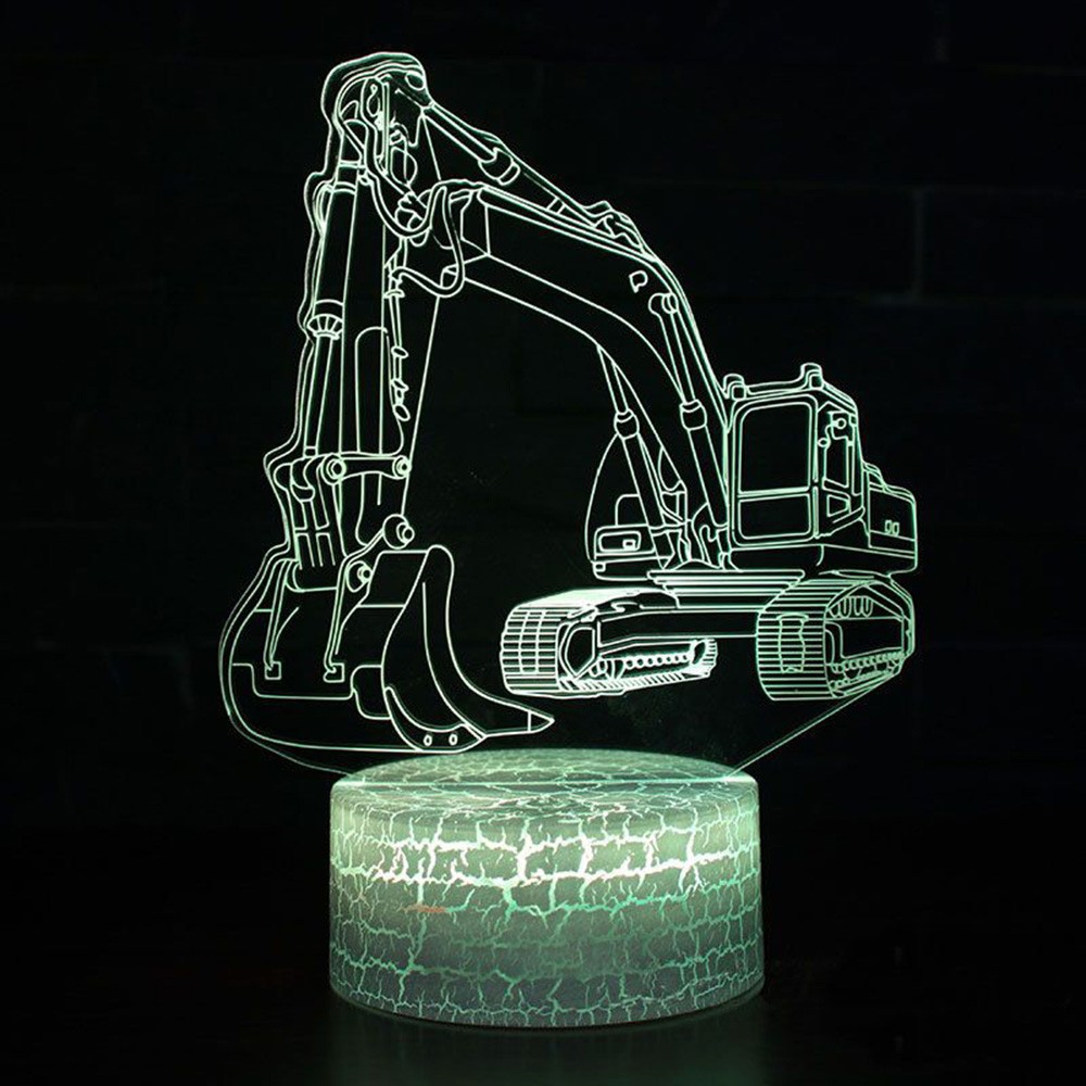 Construction Theme Excavator D - огляд і ціна Desk Setup Diy