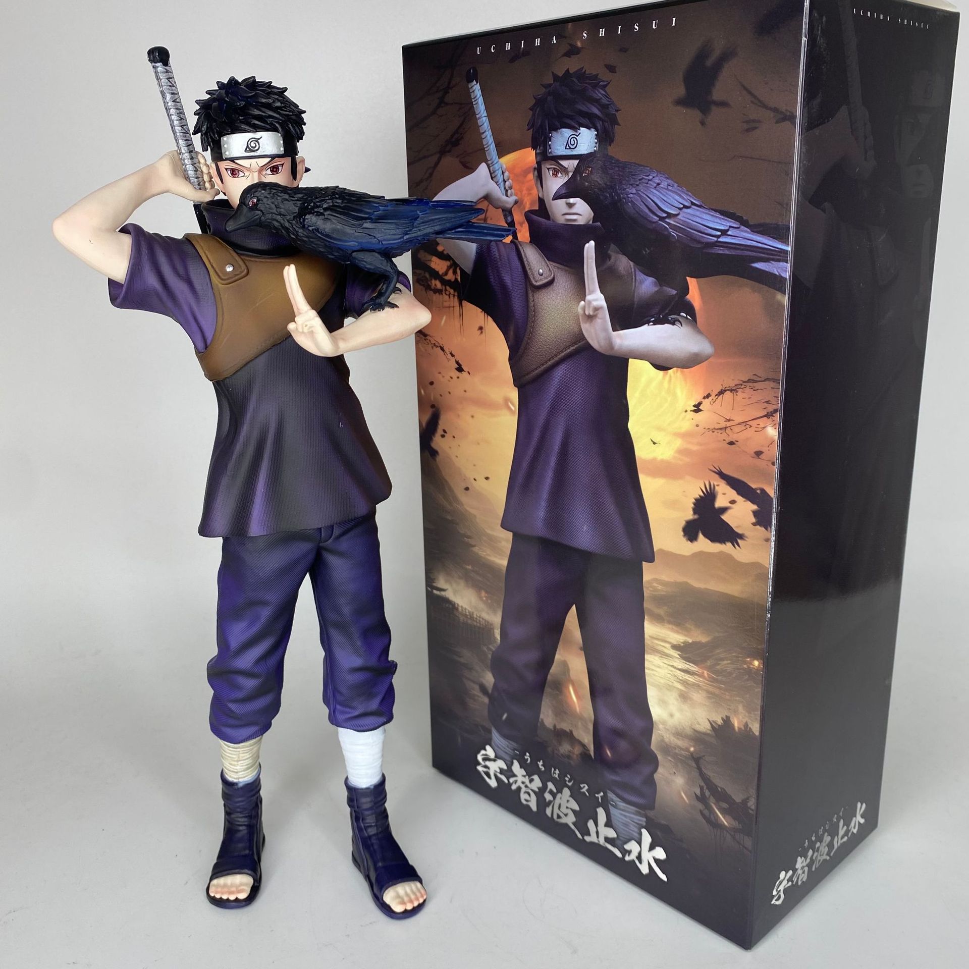 Uchiha Shisui Action Figure Cr - огляд і ціна Desk Setup Tv