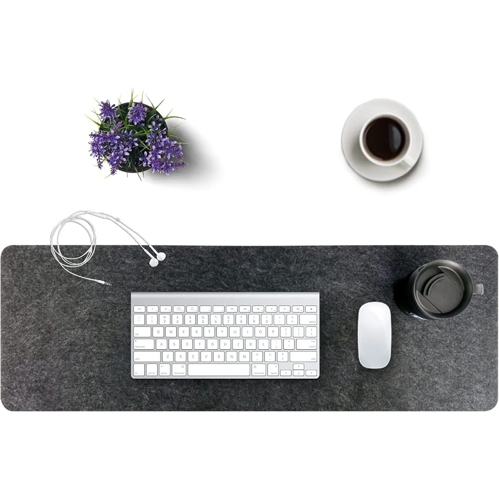 Felt Desk Mat Computer Mat for - огляд і ціна Desk Setup Ergonomic