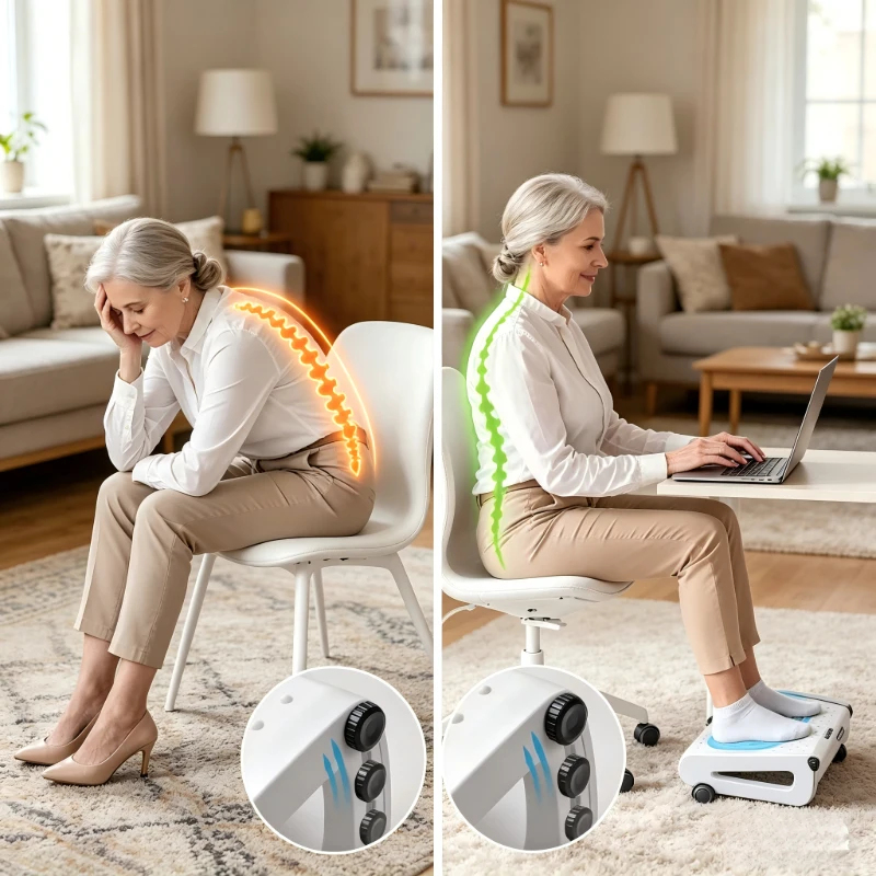 Adjustable Height Foot Rest St - огляд і ціна Desk Setup Ergonomic