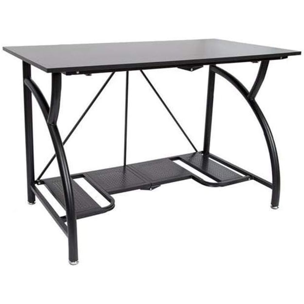 Space-Saving Collapsible Compu - огляд і ціна Desk Setup For Laptop And Monitor