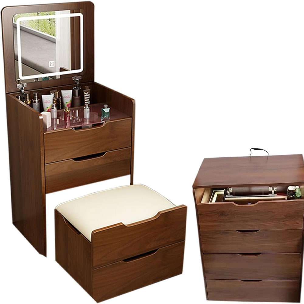 3 in 1 Vanity Desk with Plip T - огляд і ціна Desk Setup In Small Bedroom