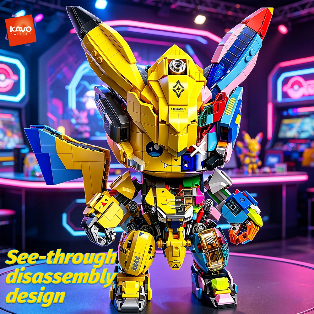 KAVOWORLD 1505 PCS DIY Mecha A - огляд і ціна Desk Setup Build
