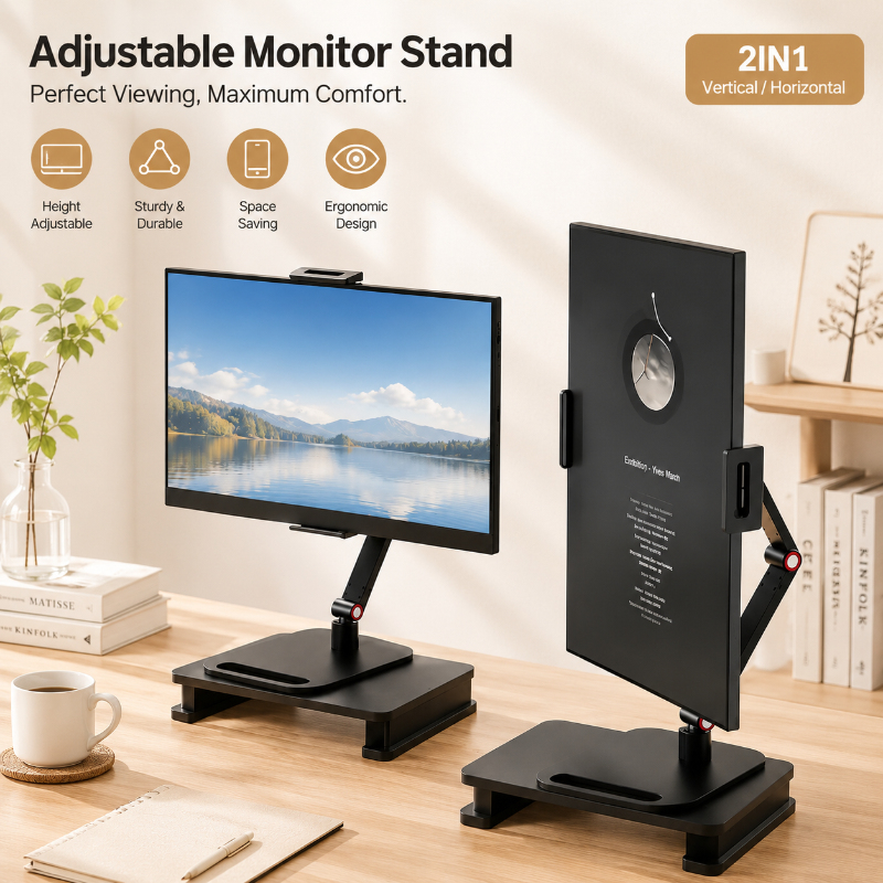 Expandable Portable Monitor Mo - огляд і ціна Desk Setup For Laptop And Monitor