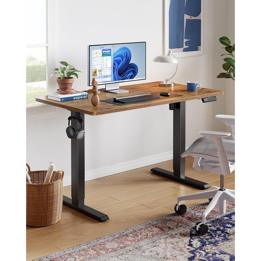 HUANUO 63 x 28 Electric Standi - огляд і ціна Desk Setup Headphones