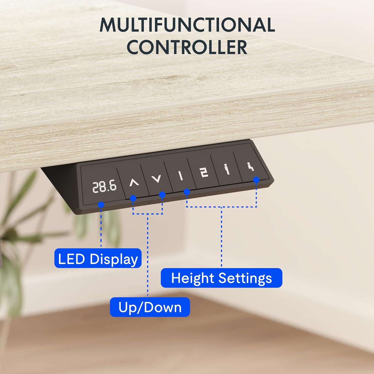 Electric Standing Desk 48x30 I - огляд і ціна Desk Setup One Monitor