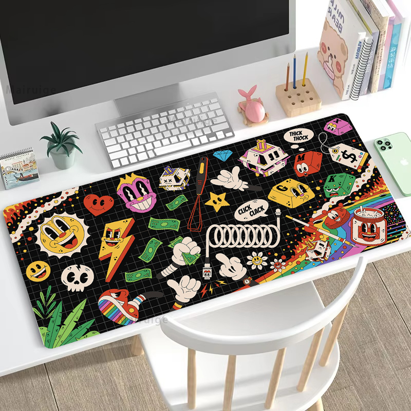 Graffiti Mausepad Office Rug D - огляд і ціна Desk Setup Diy