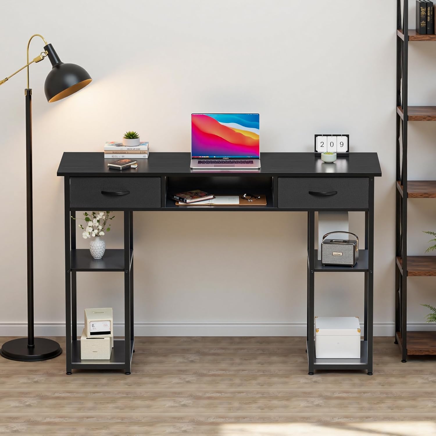 48-Inch Computer Desk with Fab - огляд і ціна Desk Setup In Small Bedroom