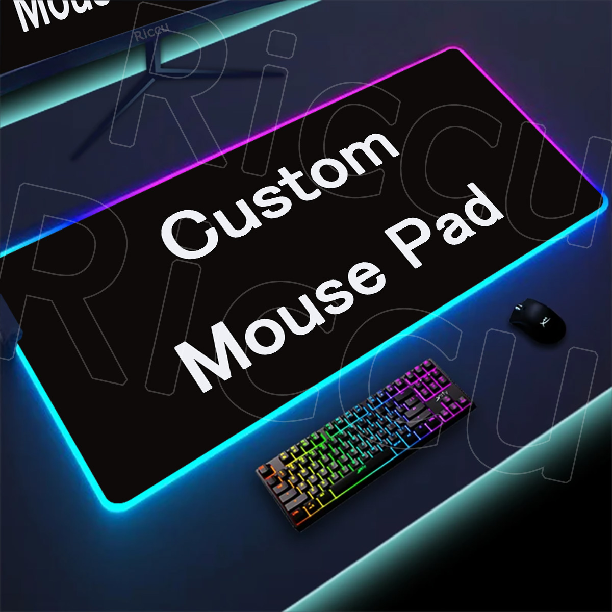 Large DIY RGB Mouse Pad Custom - огляд і ціна Desk Setup Diy