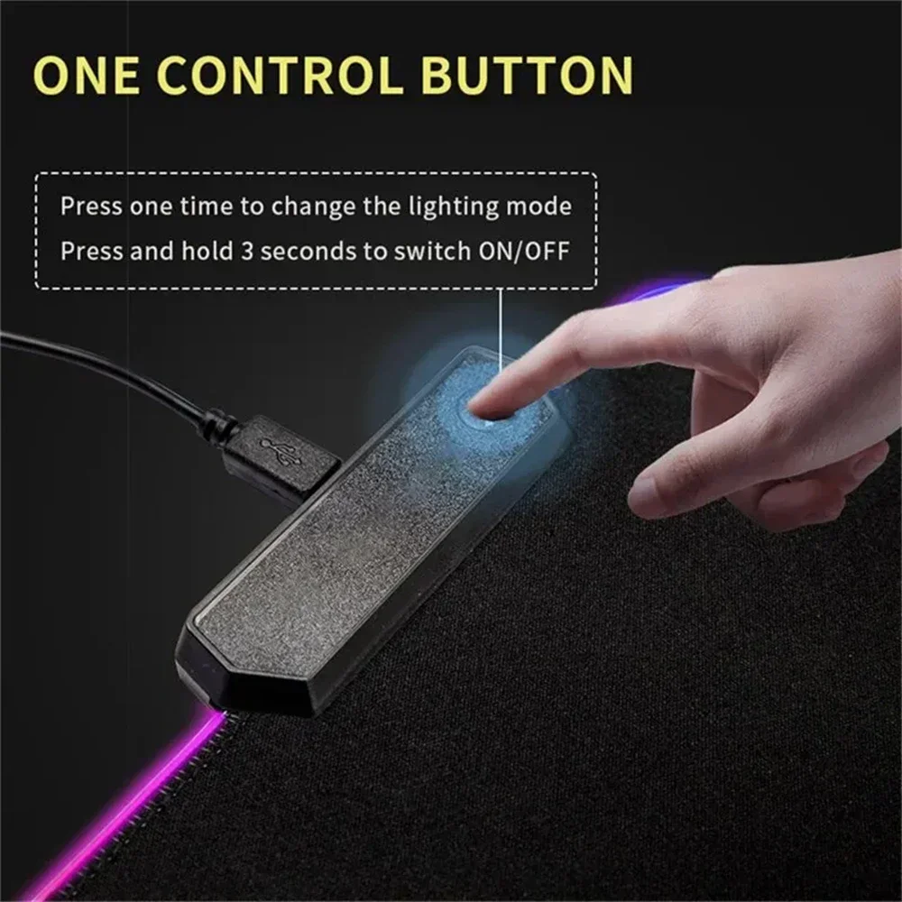 Large DIY RGB Mouse Pad Custom - огляд і ціна Desk Setup Diy
