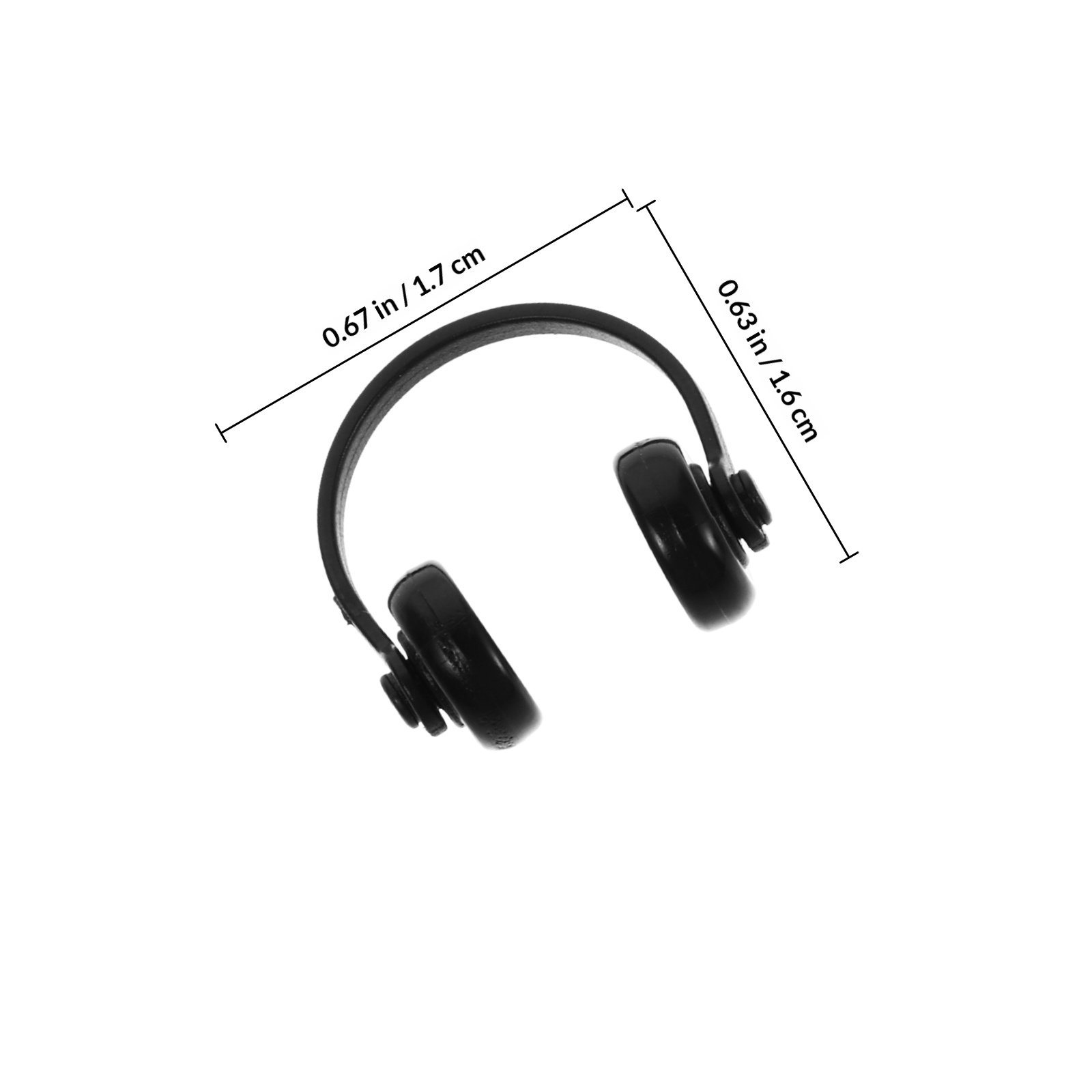4Pcs Miniature Headphones for  - огляд і ціна Desk Setup Headphones