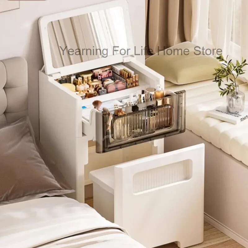3 in 1 Vanity Dresser Desk wit - огляд і ціна Desk Setup In Small Bedroom