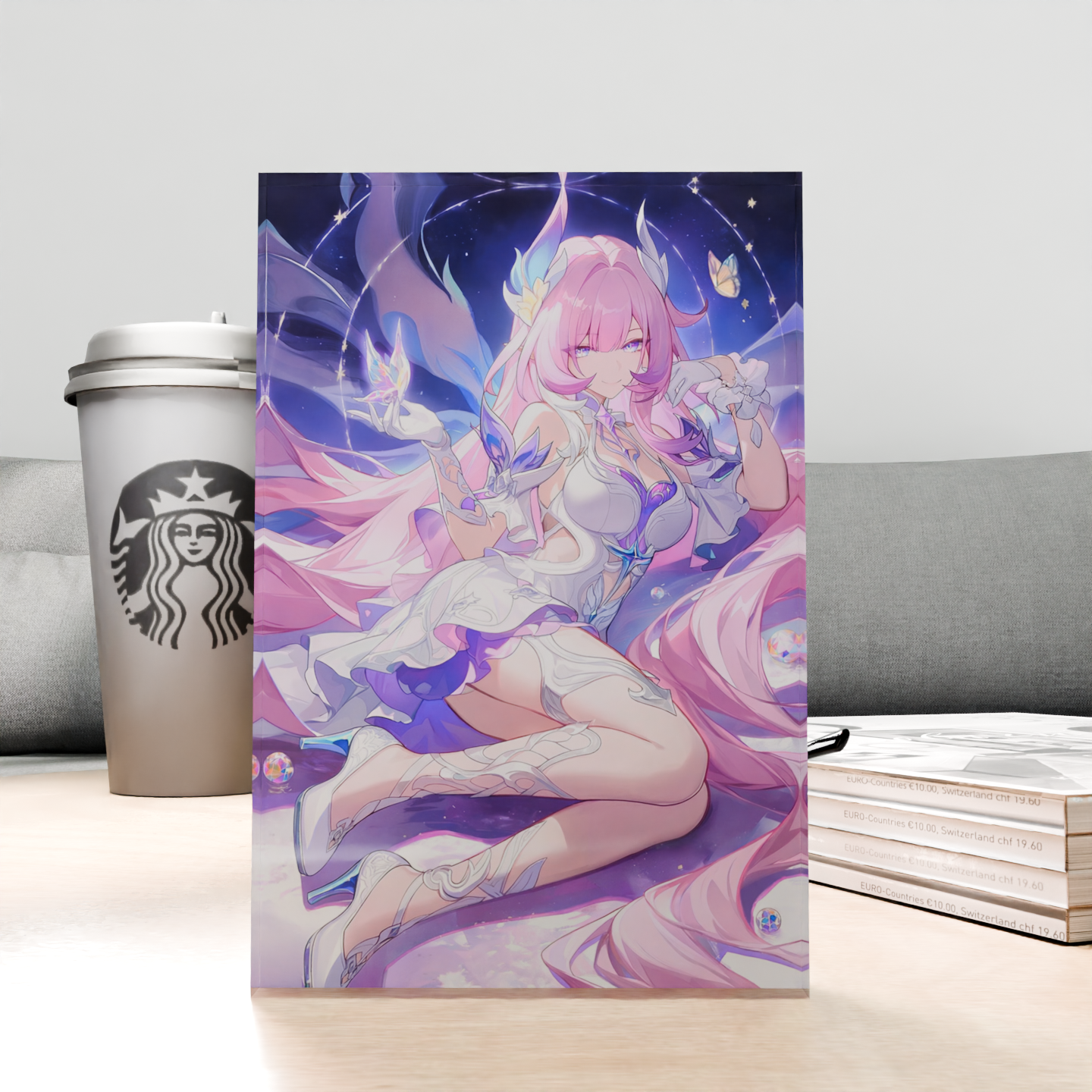 DIY 3D Holographic Cube Honkai - огляд і ціна Desk Setup Diy