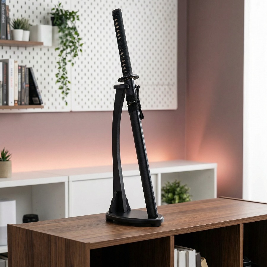 Vertical Katana Stand Sword Sh - огляд і ціна Desk Setup Shelf
