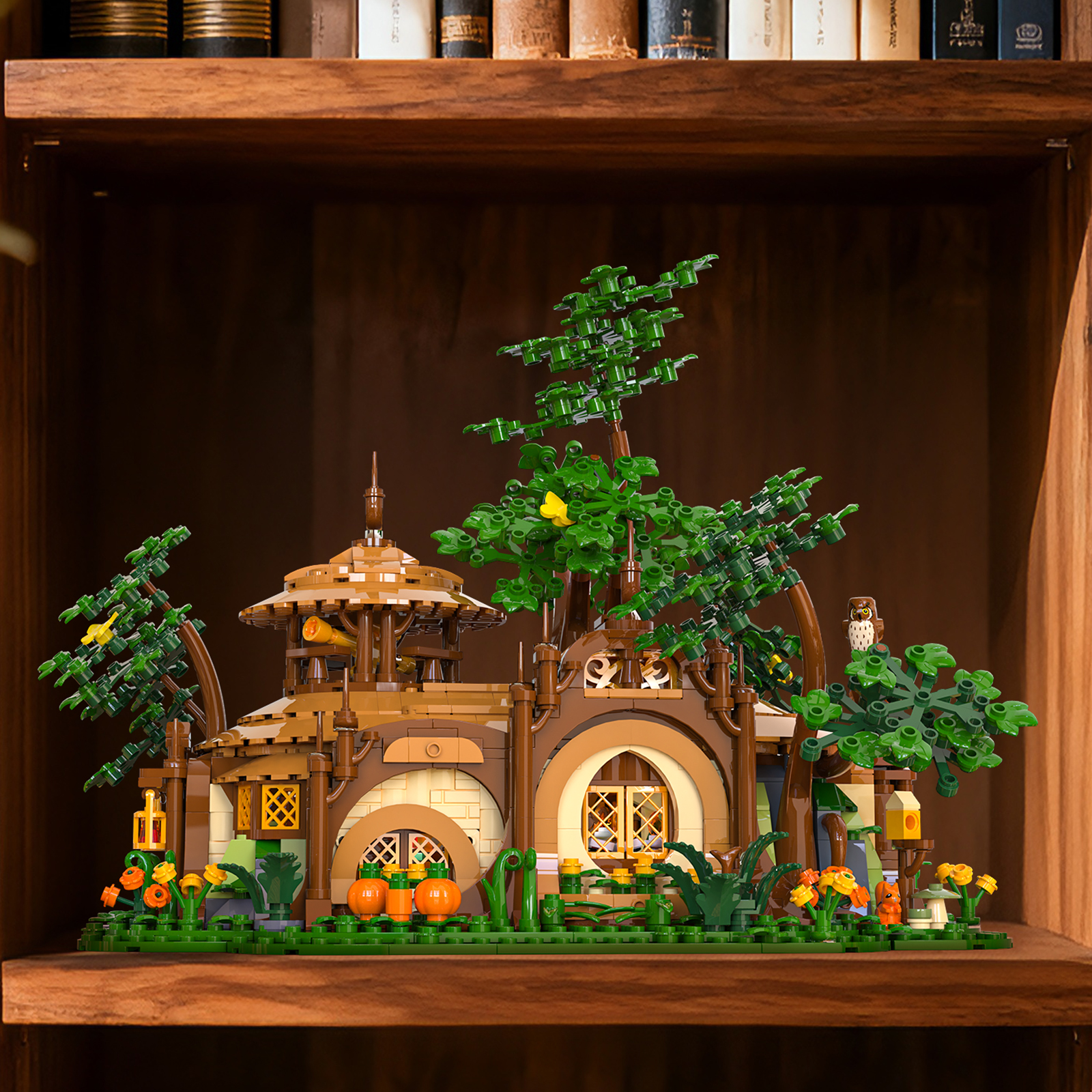 1854pcs Light-up Forest Castle - огляд і ціна Desk Setup Build
