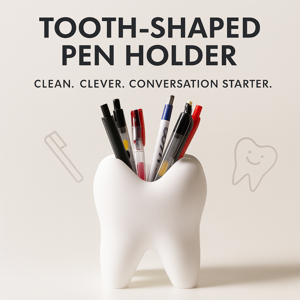 3D Printed Tooth Shaped Organi - огляд і ціна Desk Setup Shelf