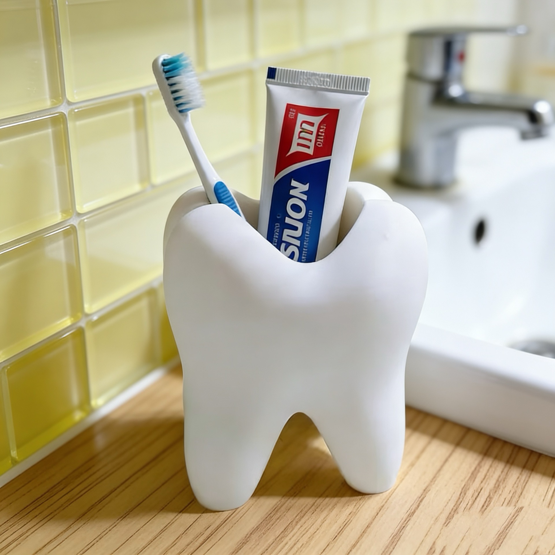 3D Printed Tooth Shaped Organi - огляд і ціна Desk Setup Shelf
