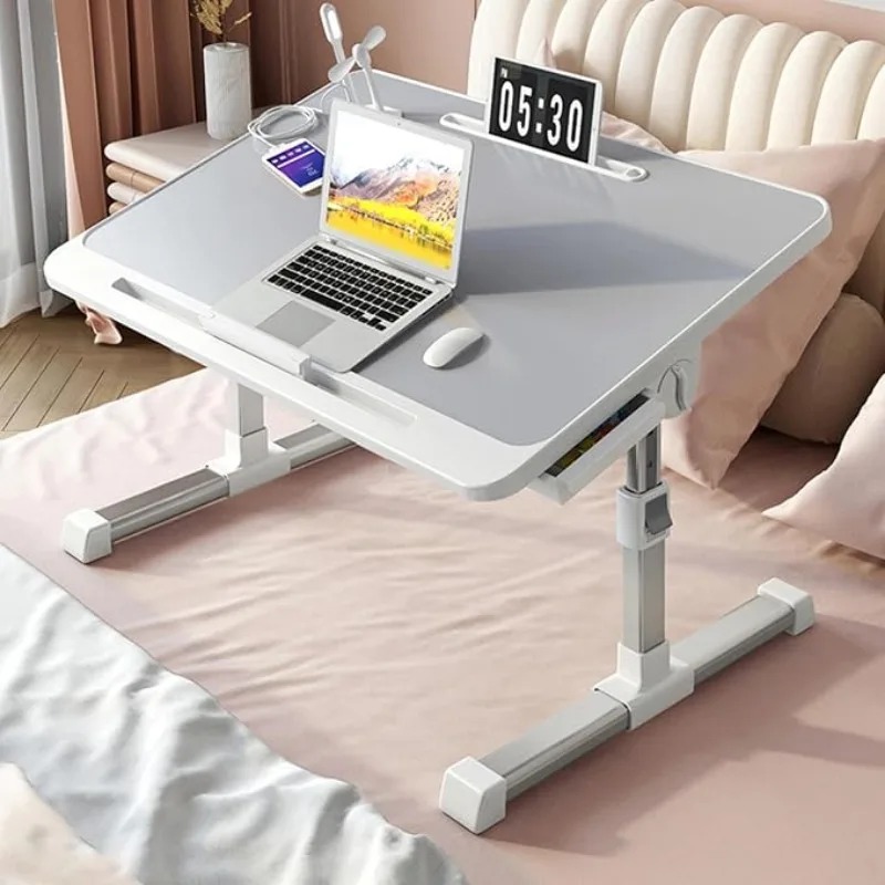 Laptop Bed Tray Table Adjustab - огляд і ціна Desk Setup Pc