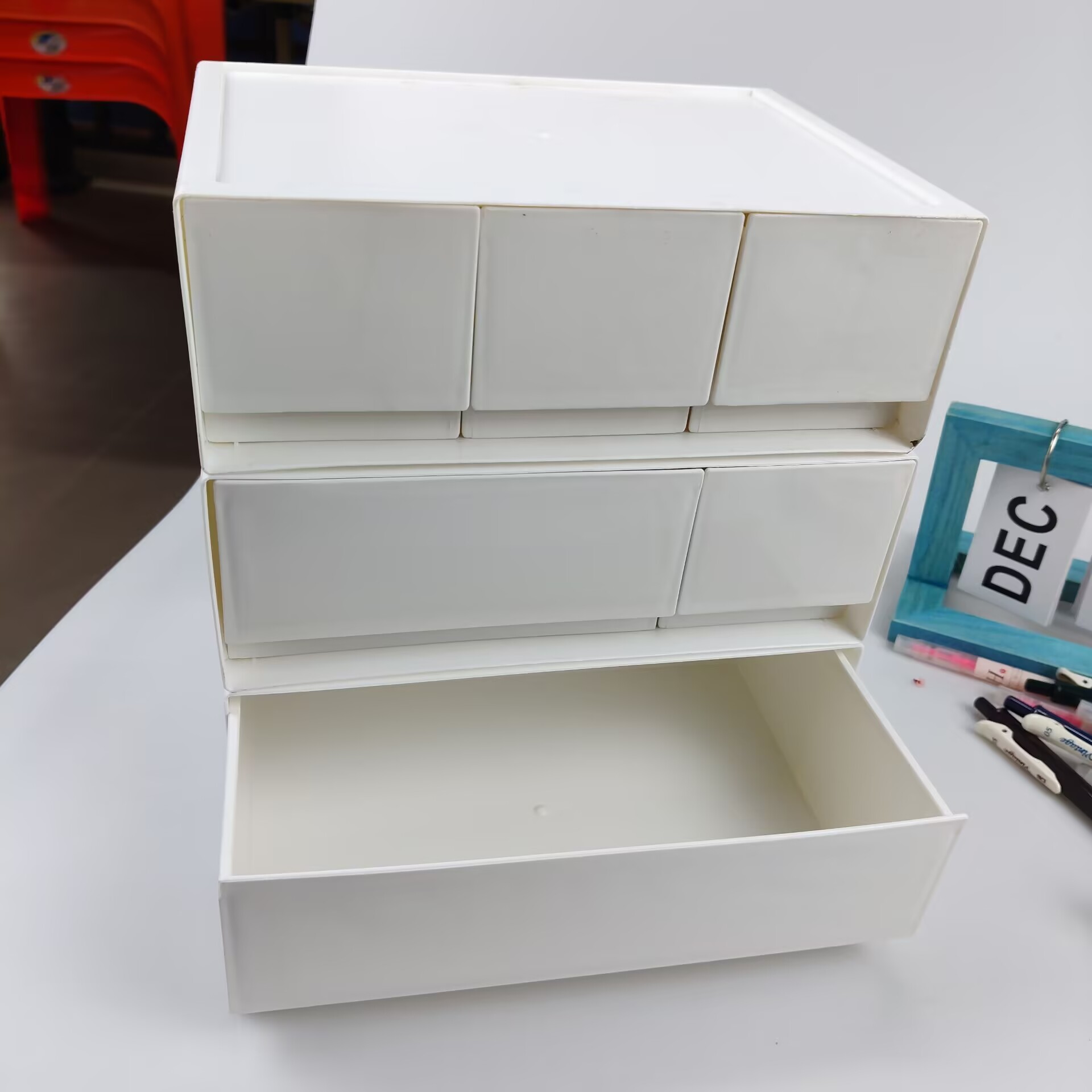 Desktop Storage Box, Drawer, C - огляд і ціна Desk Setup Shelf