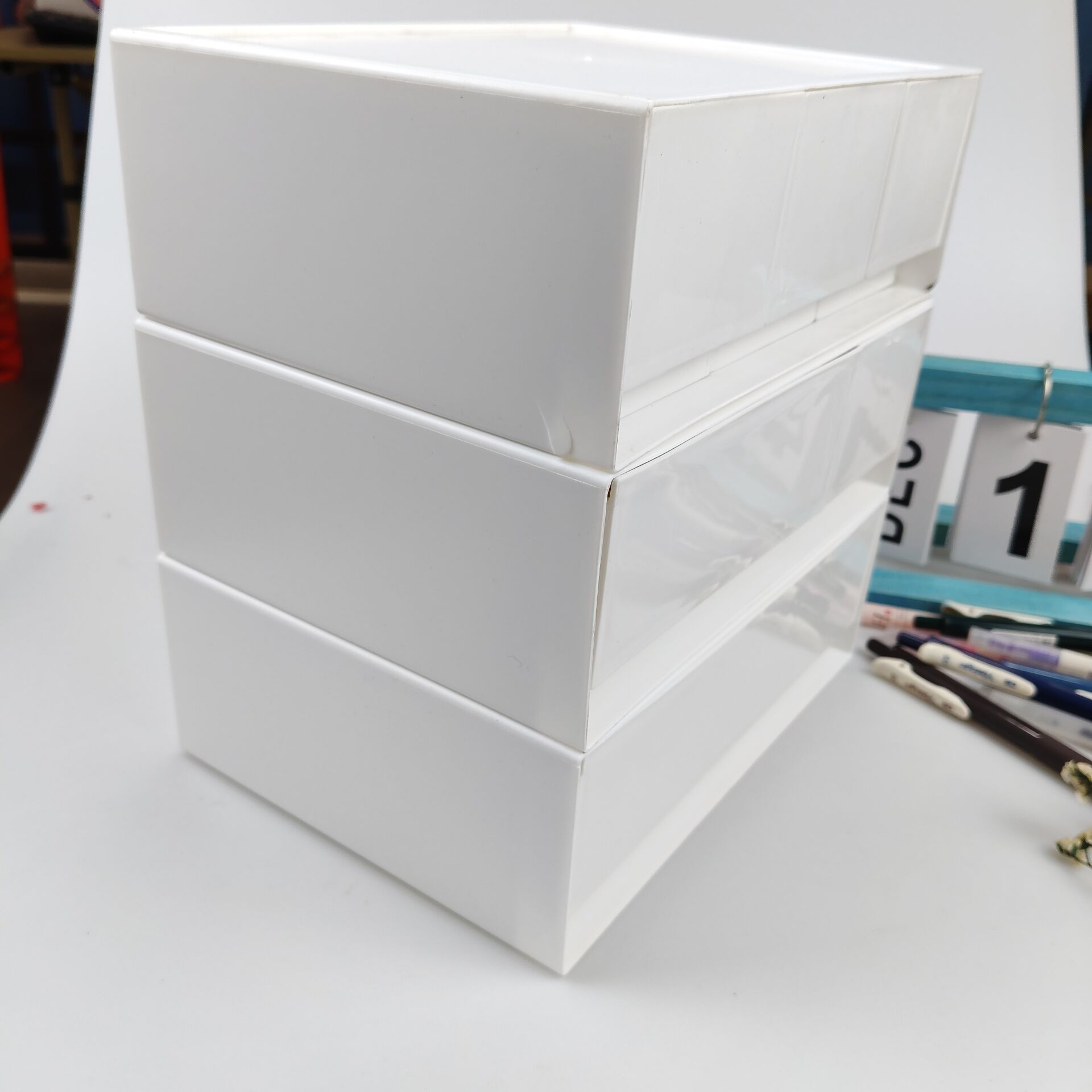 Desktop Storage Box, Drawer, C - огляд і ціна Desk Setup Shelf