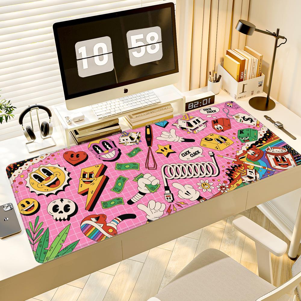 HYBXAXC Graffiti Mausepad Rug  - огляд і ціна Desk Setup Diy