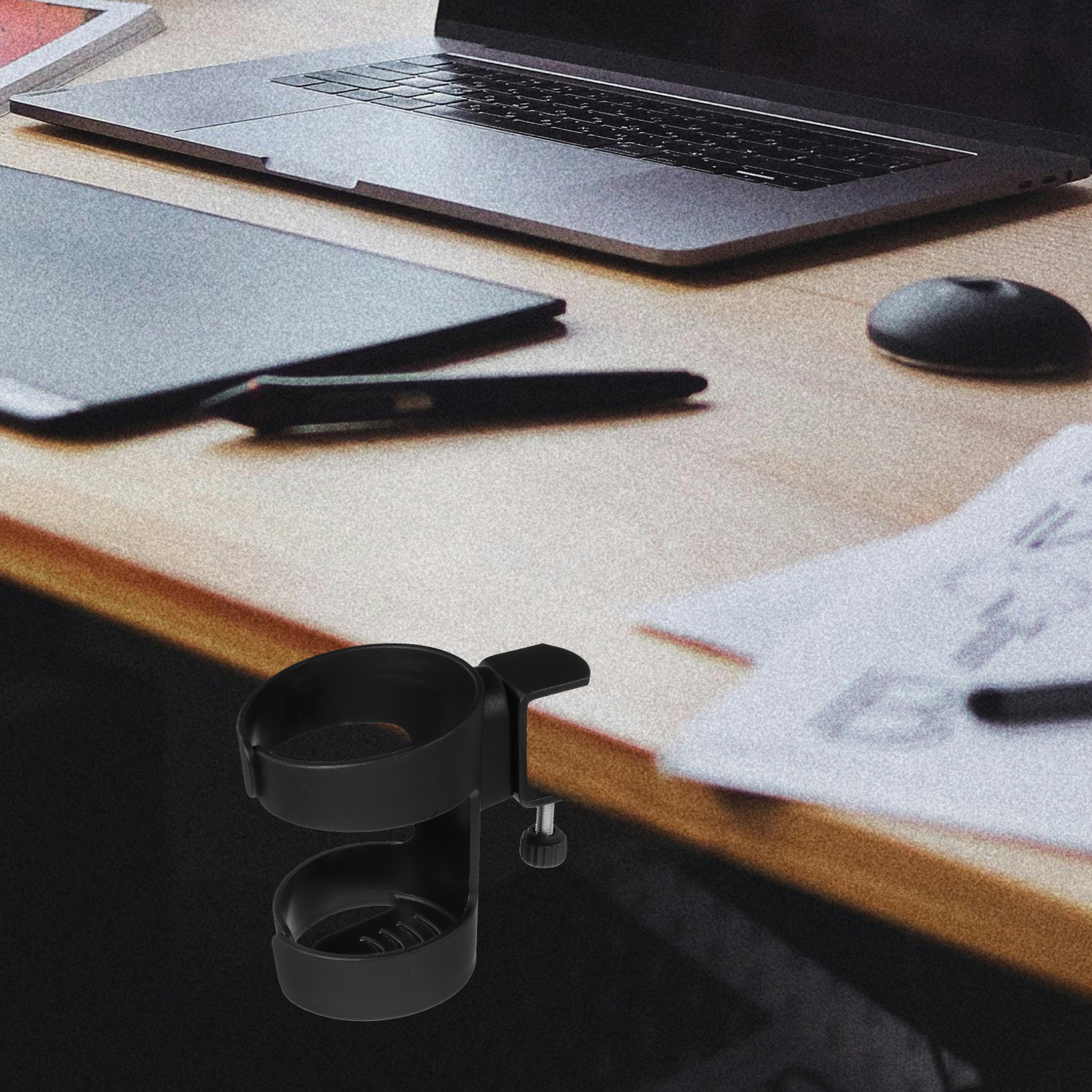 Desk Cup Holder Clamp Adjustab - огляд і ціна Desk Setup In Office