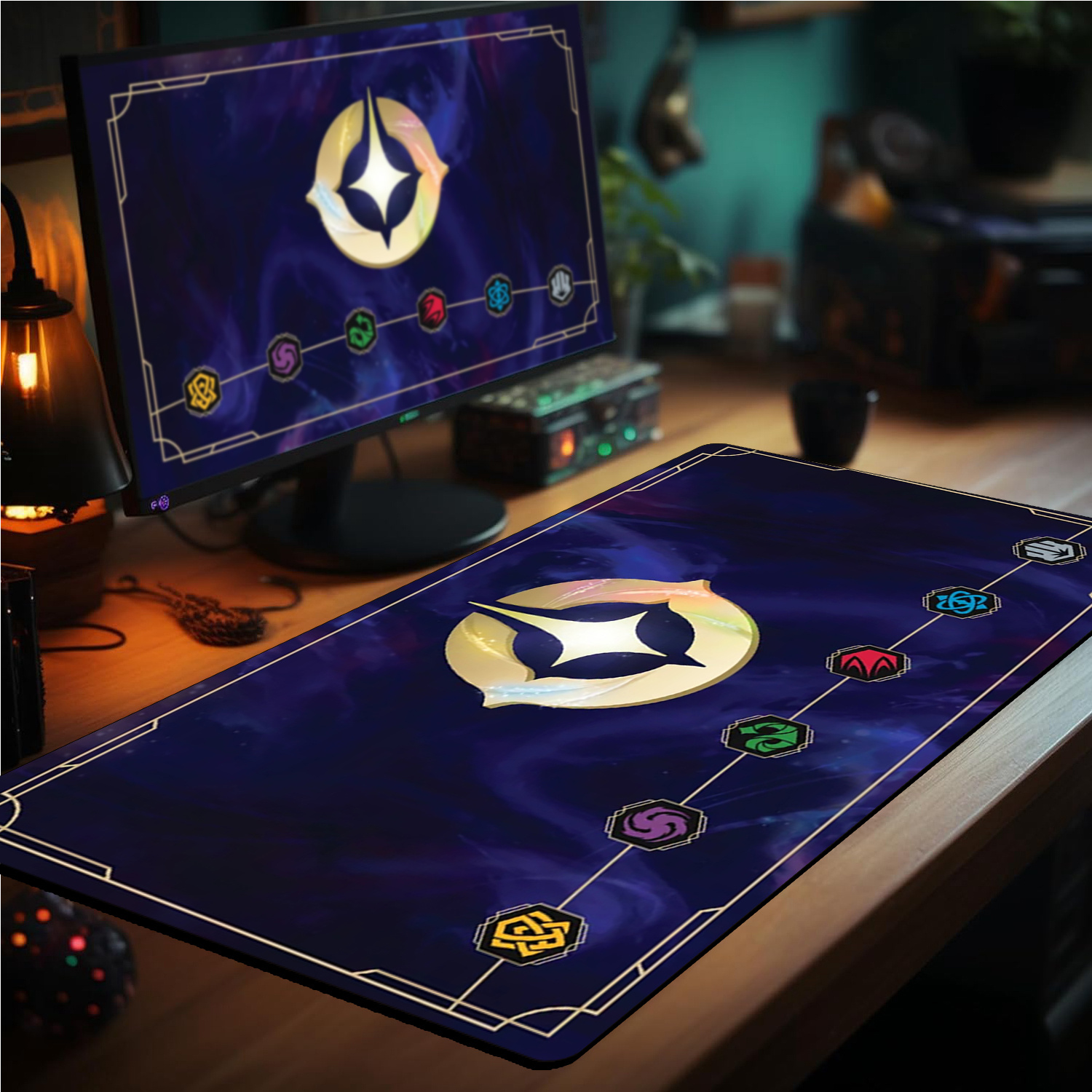 Lorcana Play Mat Mouse Pad Tra - огляд і ціна Desk Setup Trading