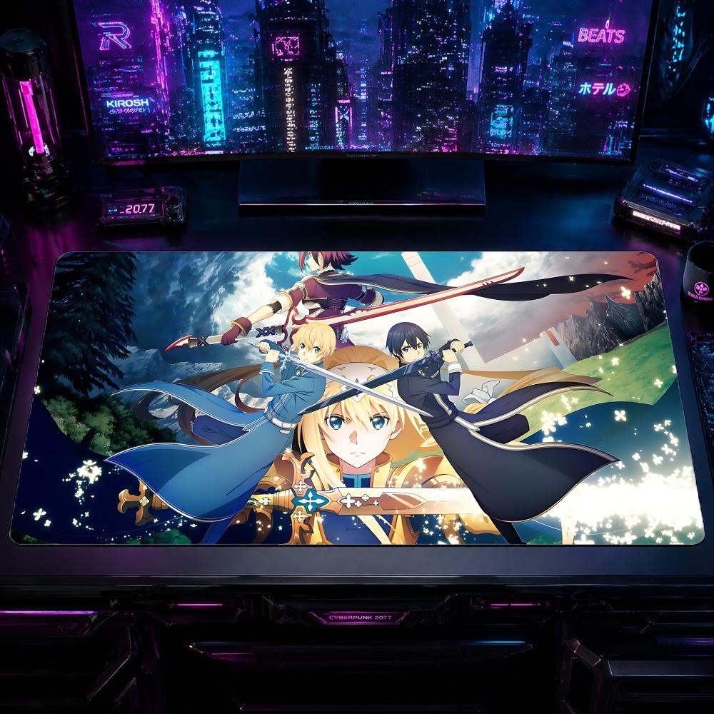Gaming Mouse Pad SSword Art On - огляд і ціна Desk Setup Online